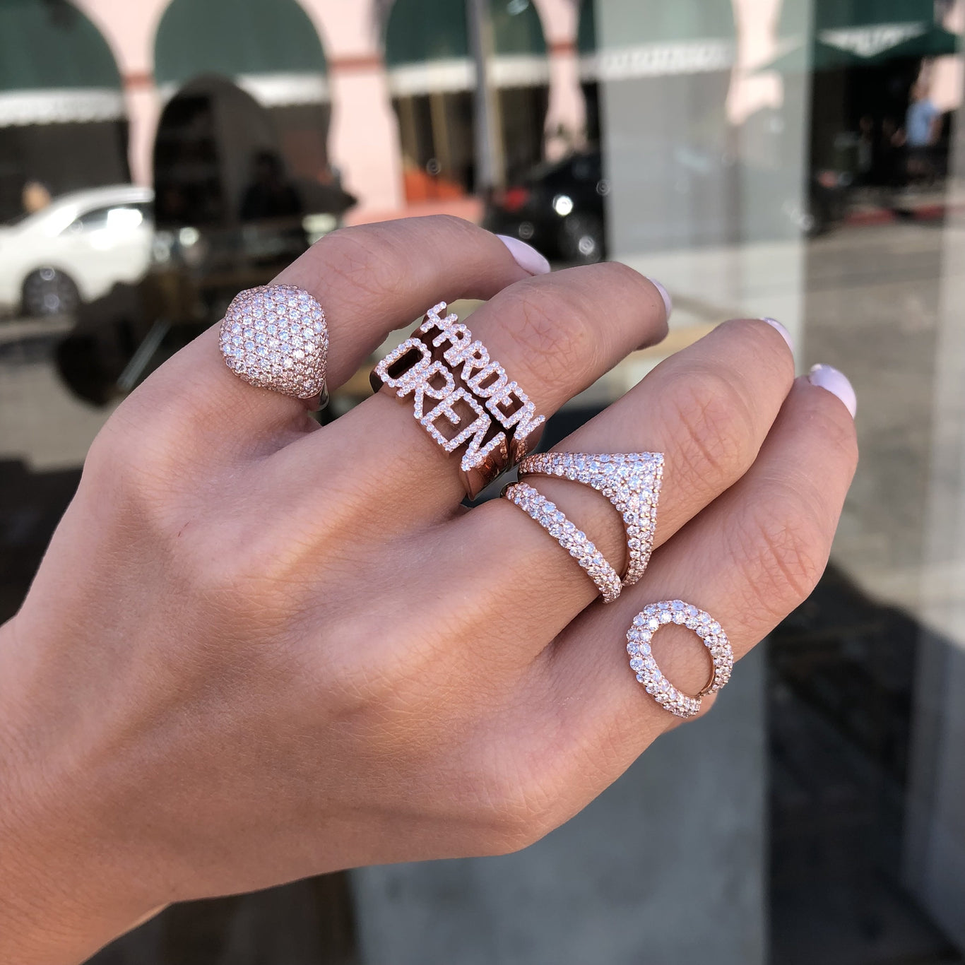 Sweetheart Custom Name Ring – Her Fashion Muse